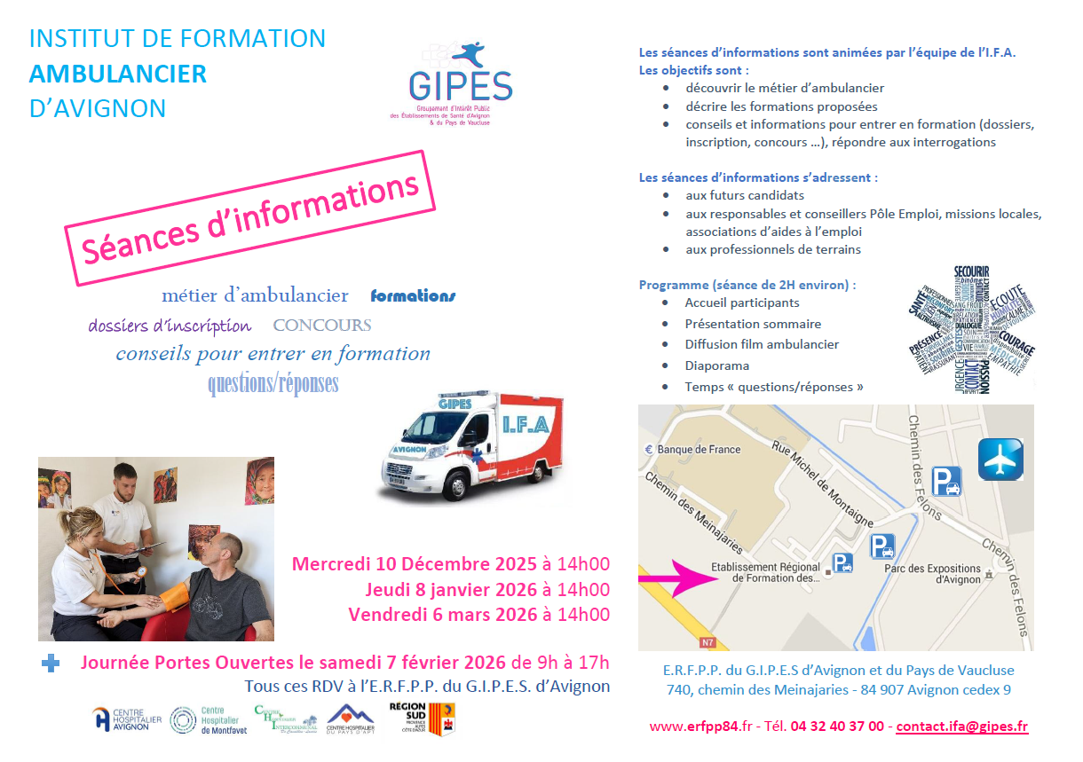 IFA seances infos 2025 2026