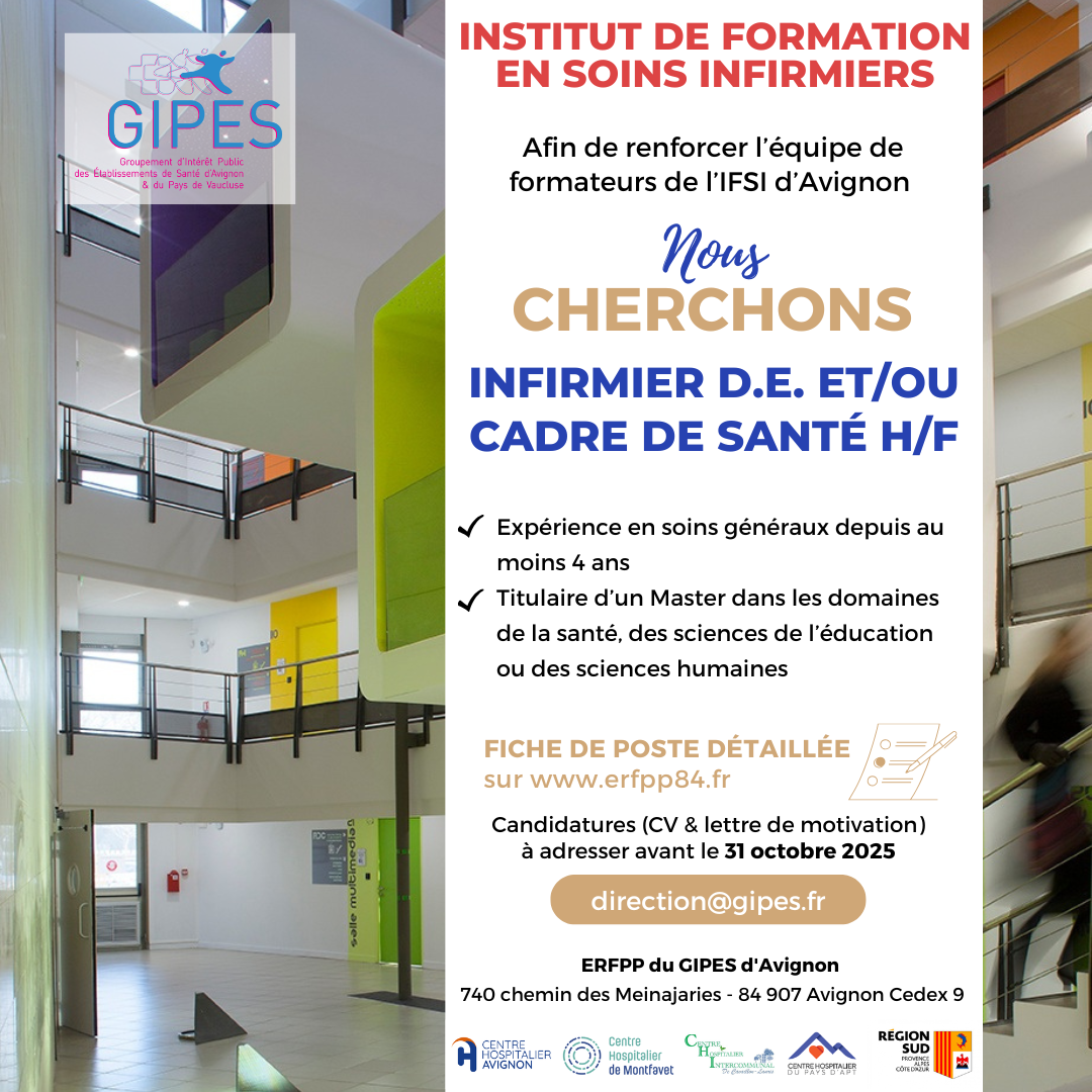 recrutement formateur.trice IFSI