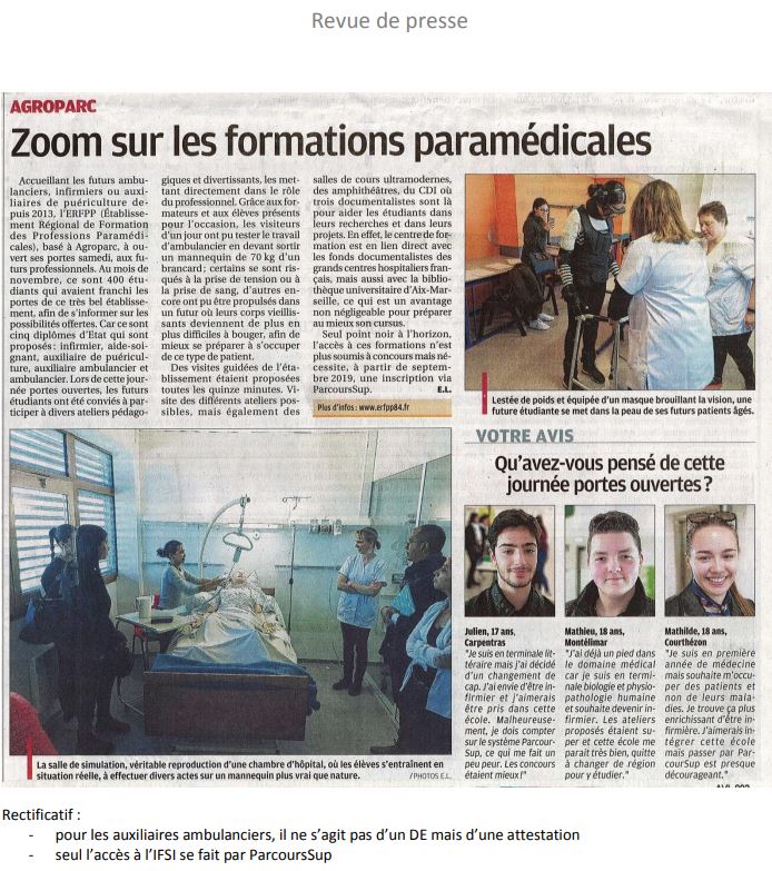 revue de presse article la provence